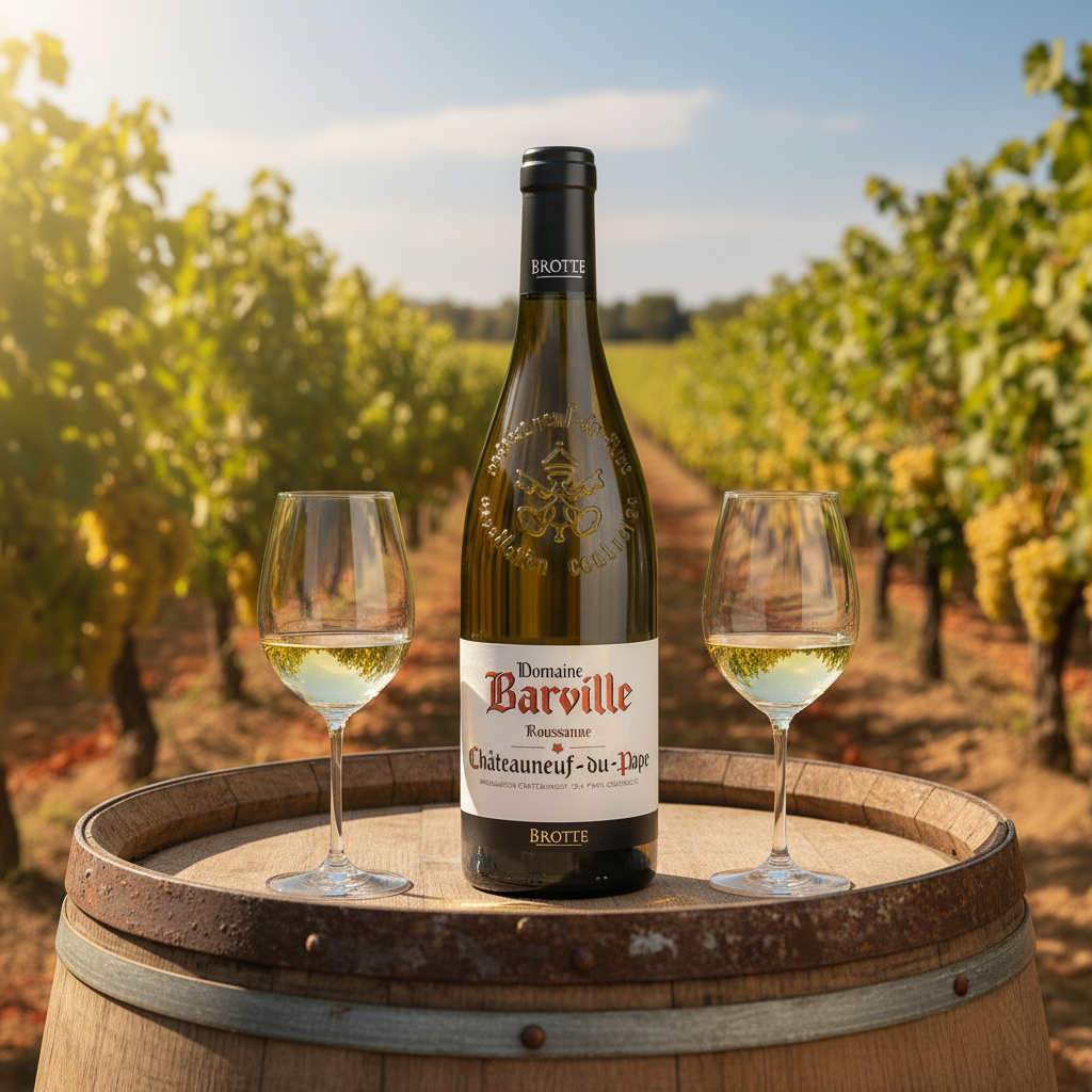 DOMAINE BARVILLE Roussanne Châteauneuf-du-Pape blanc 2022 - Maison Molinet