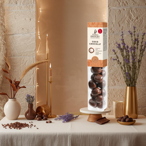 Coco Chocolat – Noix de coco, Pâte d’amandes & Chocolat noir Maison Molinet