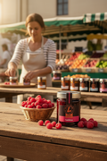 Confiture Framboise 240gr Maison Molinet