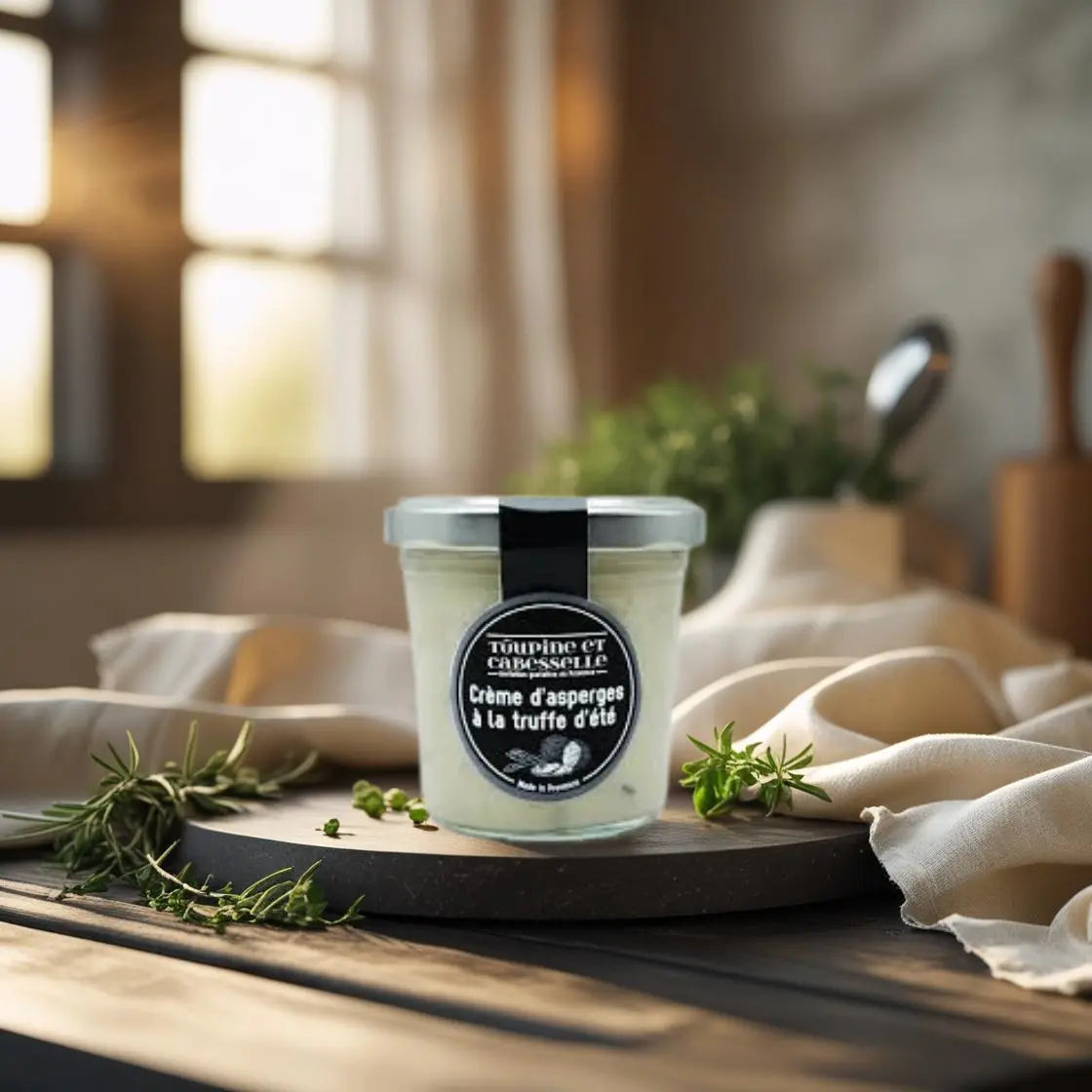 Crème d’Asperges à la Truffe d’Été 90 g Maison Molinet