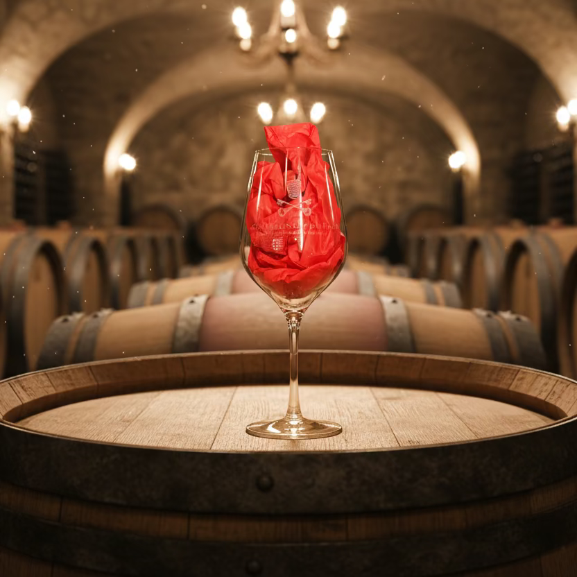 Verre sérigraphié Châteauneuf-du-Pape 35 cl - Maison Molinet