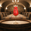 Verre sérigraphié Châteauneuf-du-Pape 35 cl - Maison Molinet