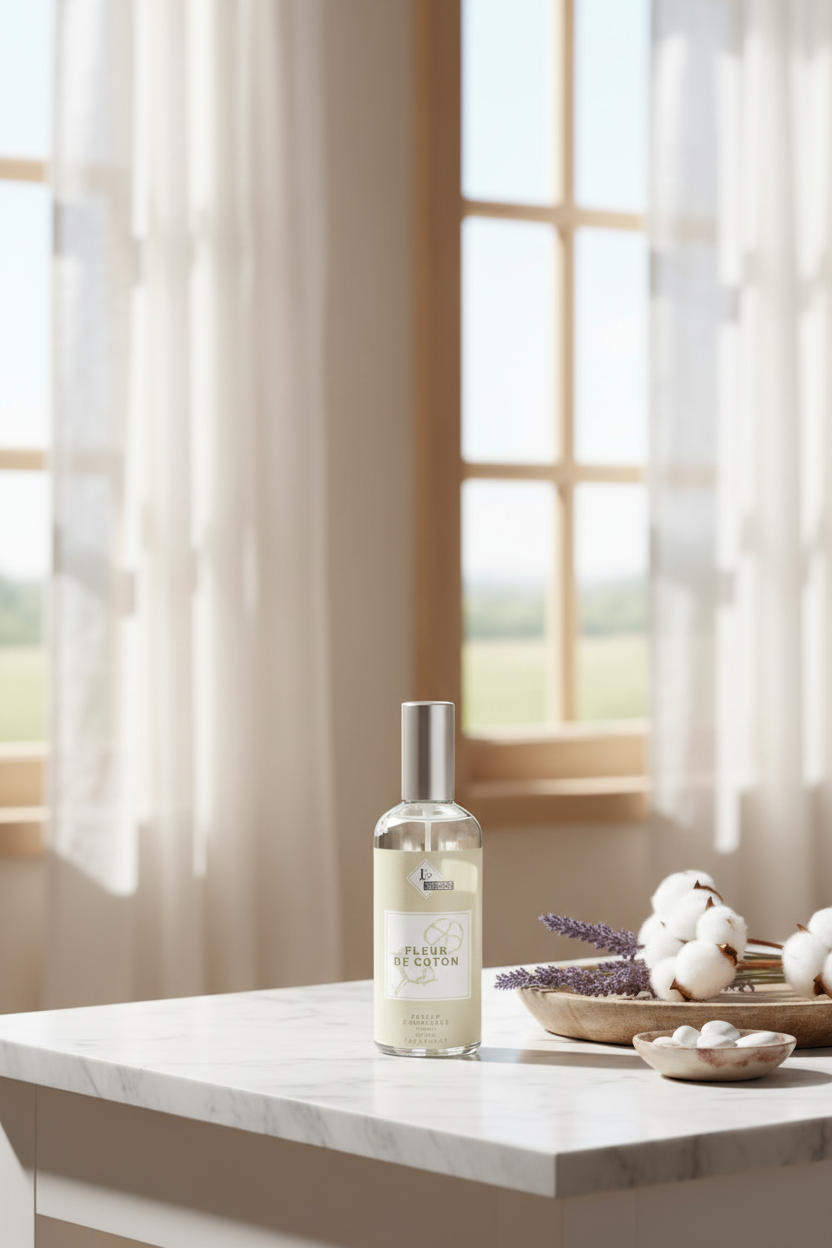 Parfum d’Ambiance 100 ml – Fleur de Coton Maison Molinet