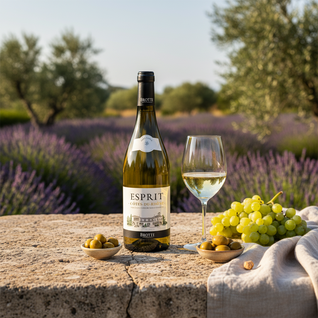 Esprit Côtes-du-Rhône Blanc 2024 – Maison Brotte Maison Molinet
